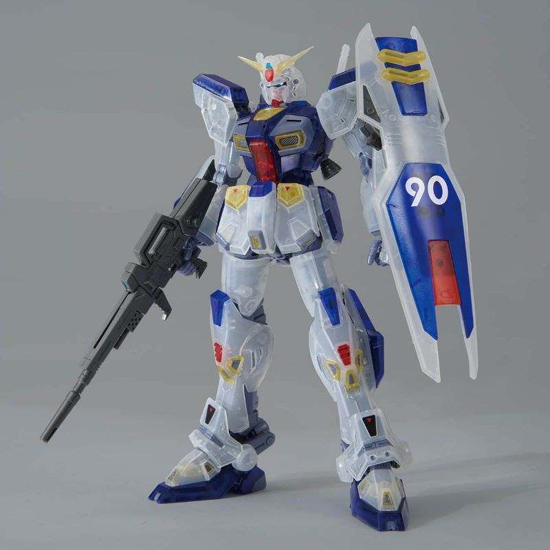 P-Bandai MG 1/100 The Gundam Base Limited Gundam F90 [Clear Color]