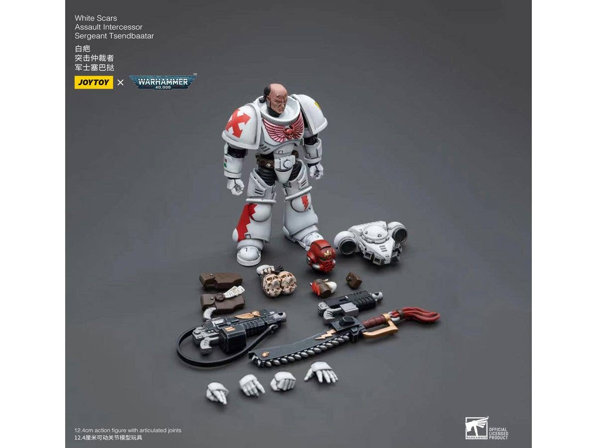 Joy Toy White Scars Assault lntercessor Sergeant Tsendbaatar | 6973130373815