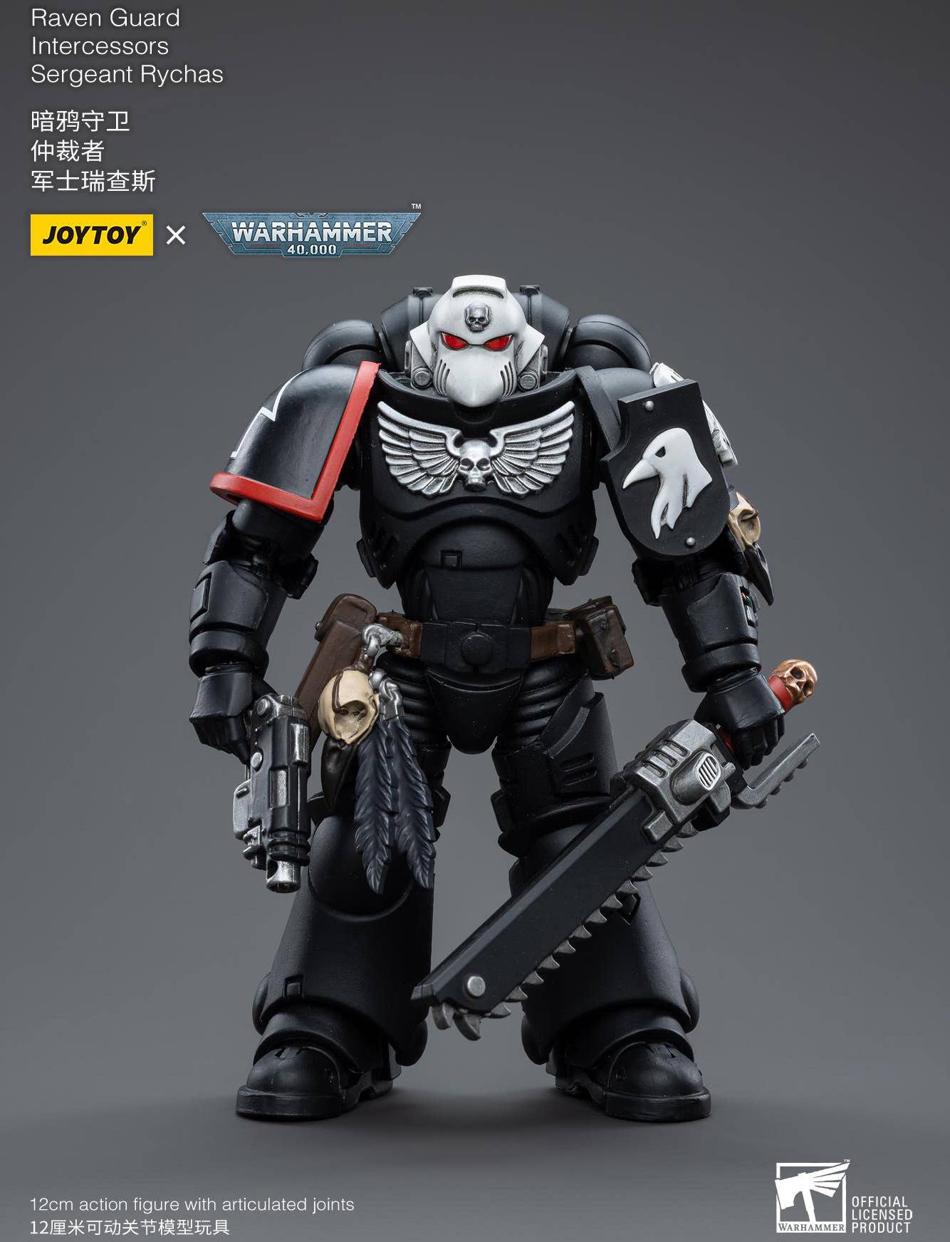 Joy Toy Raven Guard Intercessors Sergeant Rychas | 6973130374577
