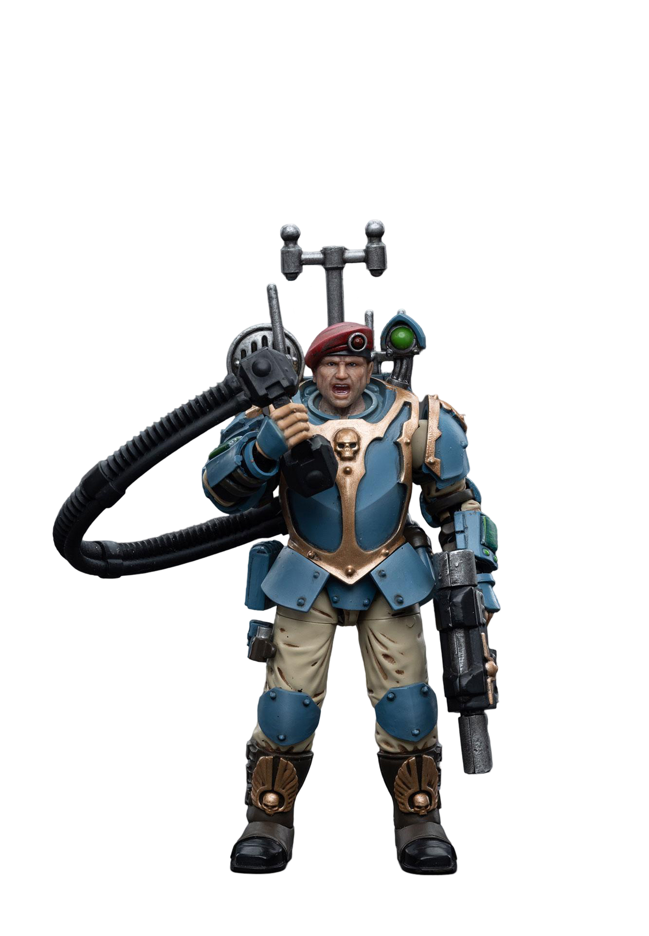 Joy Toy Astra Militarum Tempestus Scions Command Squad 55th Kappic Eagles Vox Operator(6973130375147)