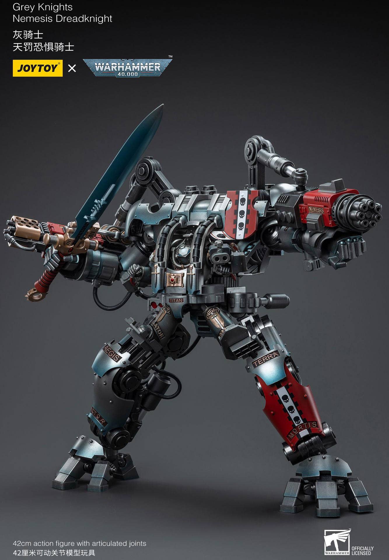 Joy Toy Grey Knights Nemesis Dreadknight (Including Grey Knights  Terminator Caddon ibova) | 6973130376434
