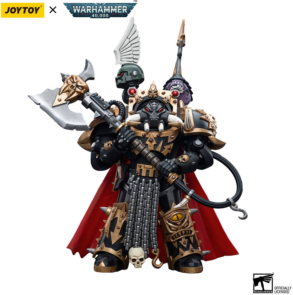 Joy Toy Chaos Space Marines Black Legion Chaos Lord in Terminator Armour | 6973130376489