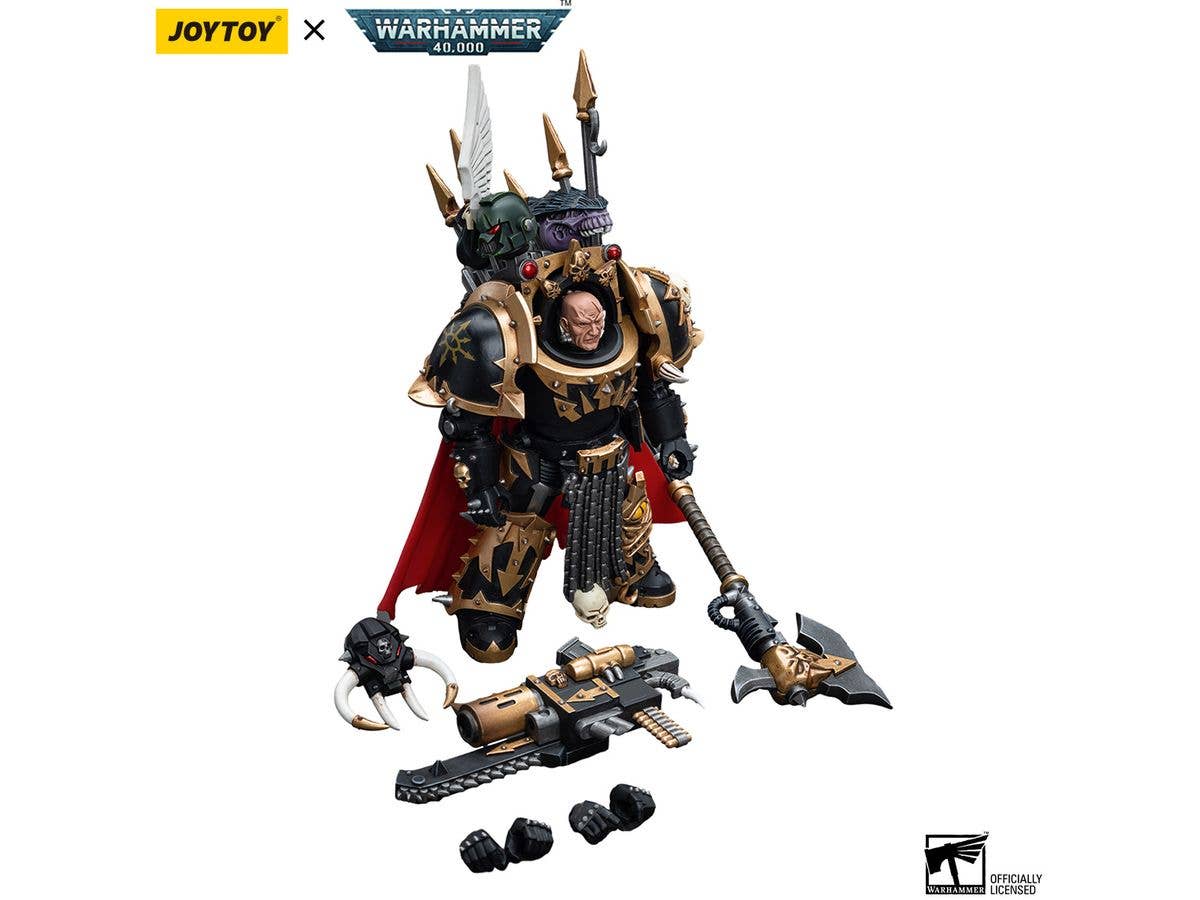 Joy Toy Chaos Space Marines Black Legion Chaos Lord in Terminator Armour | 6973130376489