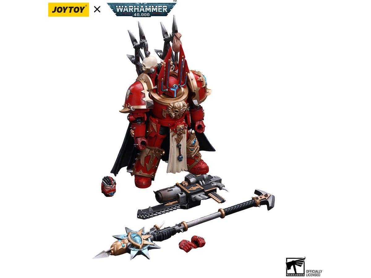 Joy Toy Chaos Space Marines Crimson Slaughter Sorcerer Lord in Terminator Armour | 6973130376816