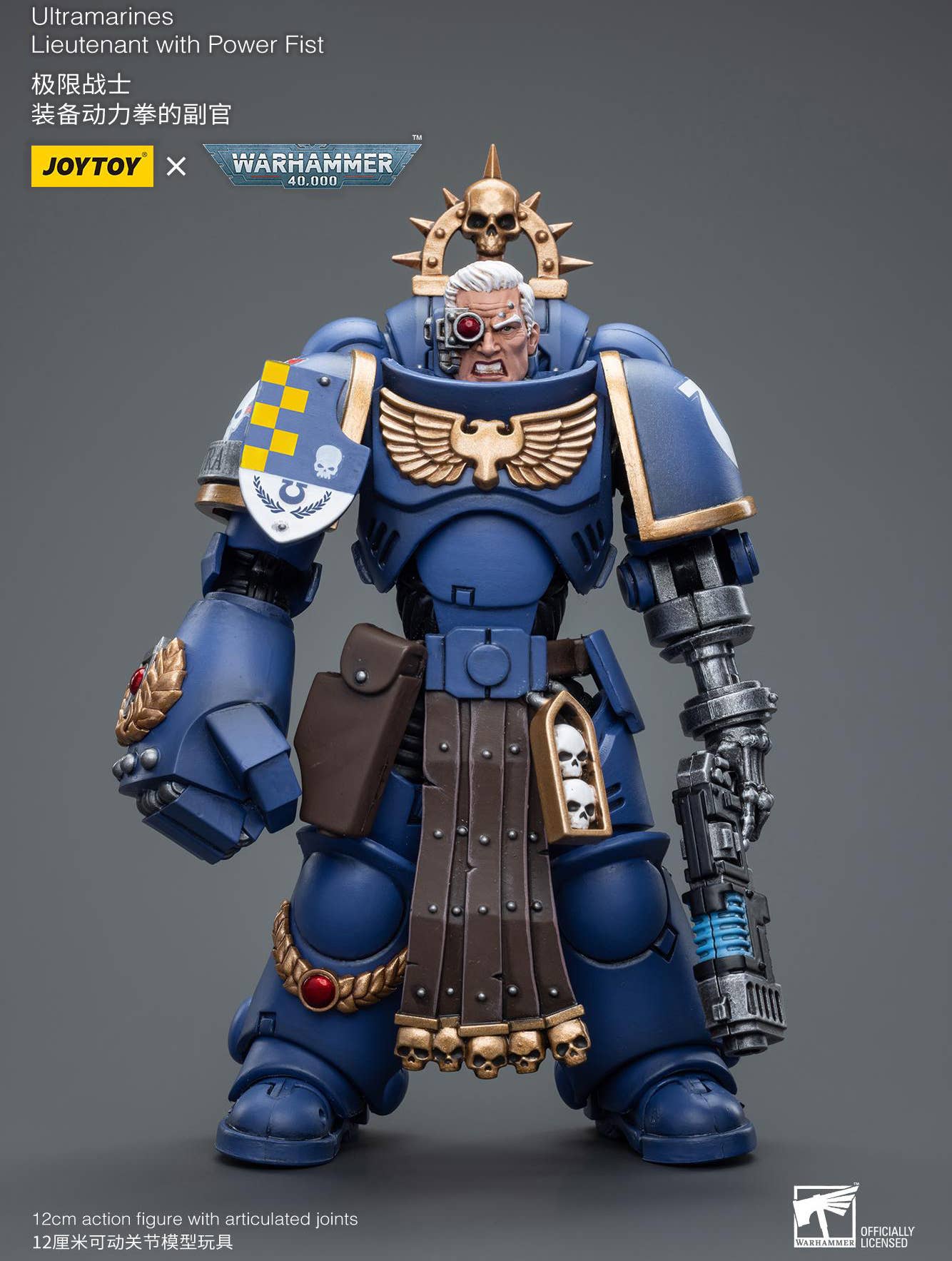 Joy Toy Ultramarines Lieutenant with Power Fist | 6973130377677