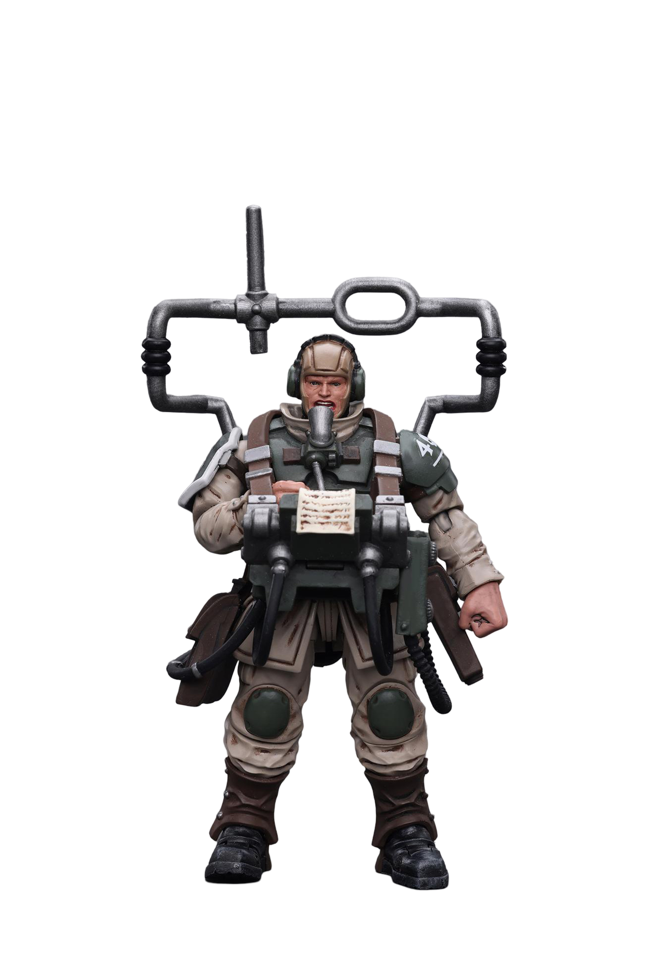 Joy Toy Astra Militarum Cadian Command Squad Veteran with Master Vox(6973130377912)