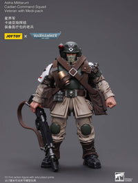 Joy Toy Astra Militarum Cadian Command Squad Veteran with Medi-pack | 6973130377943