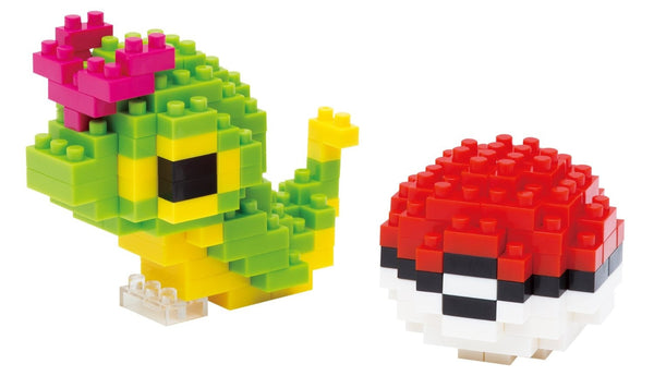 Pokémon - Pokemon - Caterpie - Mini Collection Series, Nanoblock (NBPM_010), Pokémon x Nanoblock(Kawada)