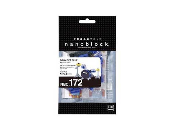Nanoblock Collection Series Drum Set Blue "Instruments" | 4972825201947