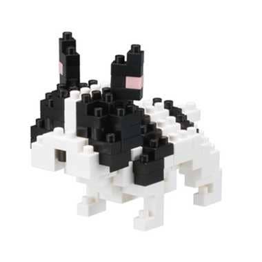 Nanoblock Collection Series, French Bulldog (Pied) "Dog Breed" | 4972825202753