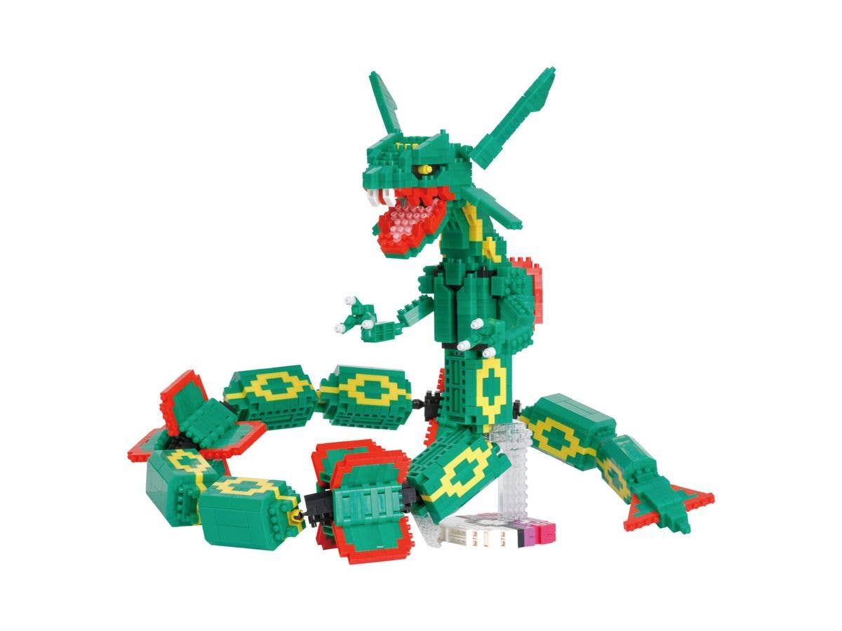 Pokémon - Pokemon - Rayquaza - Nanoblock, Pokémon x Nanoblock - Extreme DX(Kawada) | 4972825220481