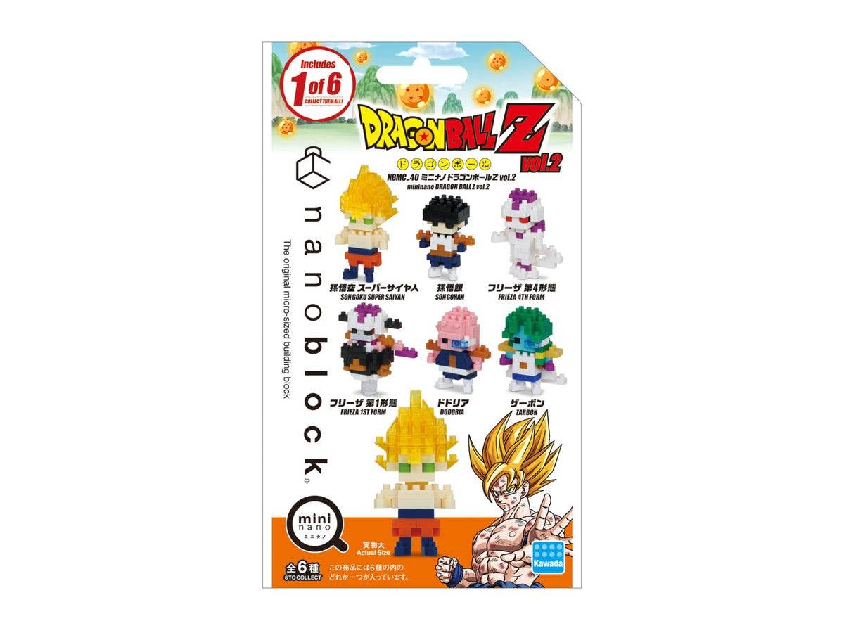 Nanoblock mininano Series Dragon Ball Z vol.2 "Dragon Ball Z", Blind Box of 6 | 4972825223901