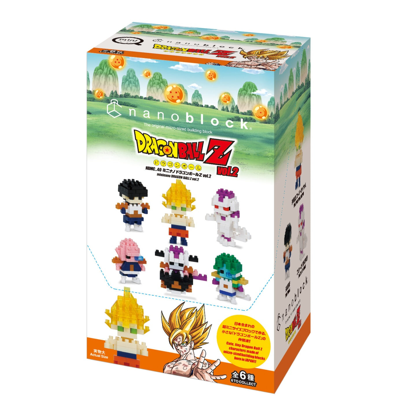 Nanoblock mininano Series Dragon Ball Z vol.2 "Dragon Ball Z", Blind Box of 6