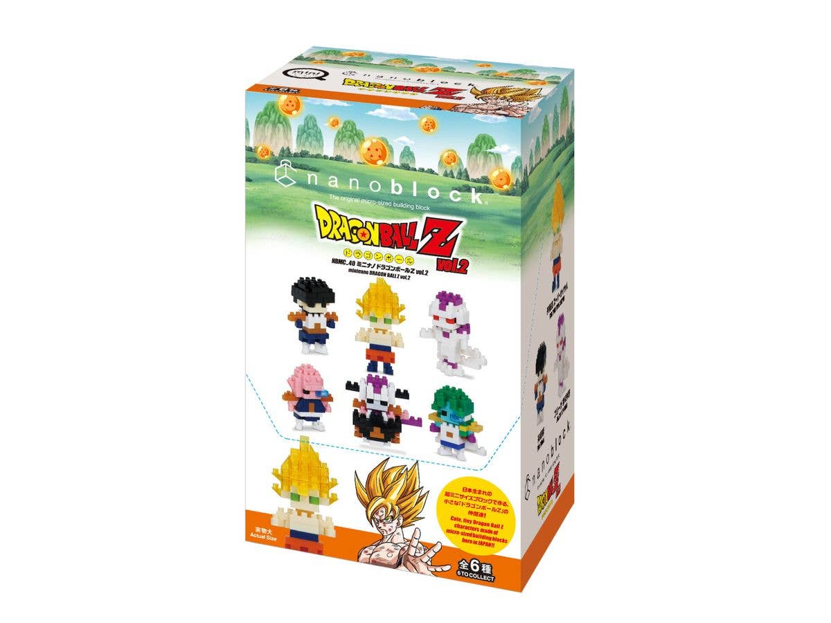 Nanoblock mininano Series Dragon Ball Z vol.2 "Dragon Ball Z", Blind Box of 6 | 4972825223901