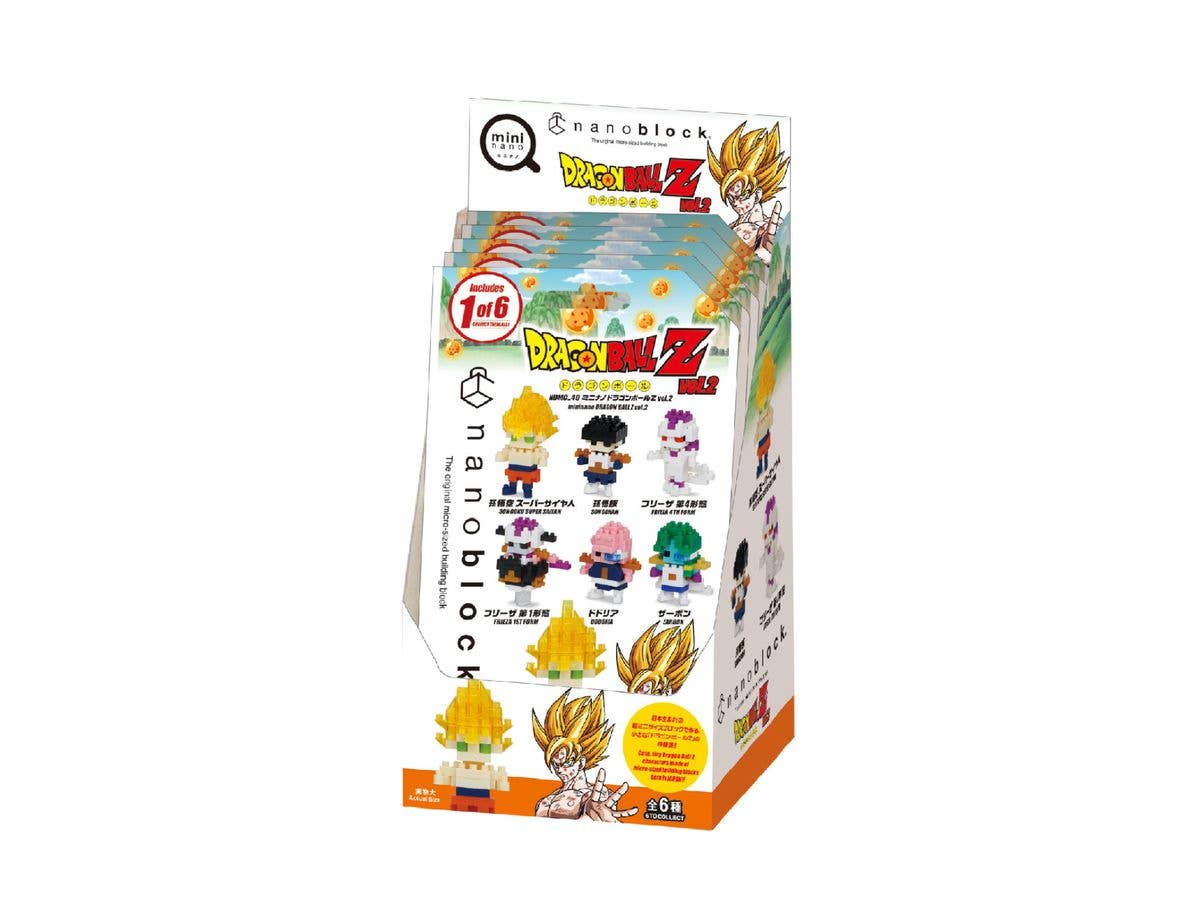 Nanoblock mininano Series Dragon Ball Z vol.2 "Dragon Ball Z", Blind Box of 6 | 4972825223901