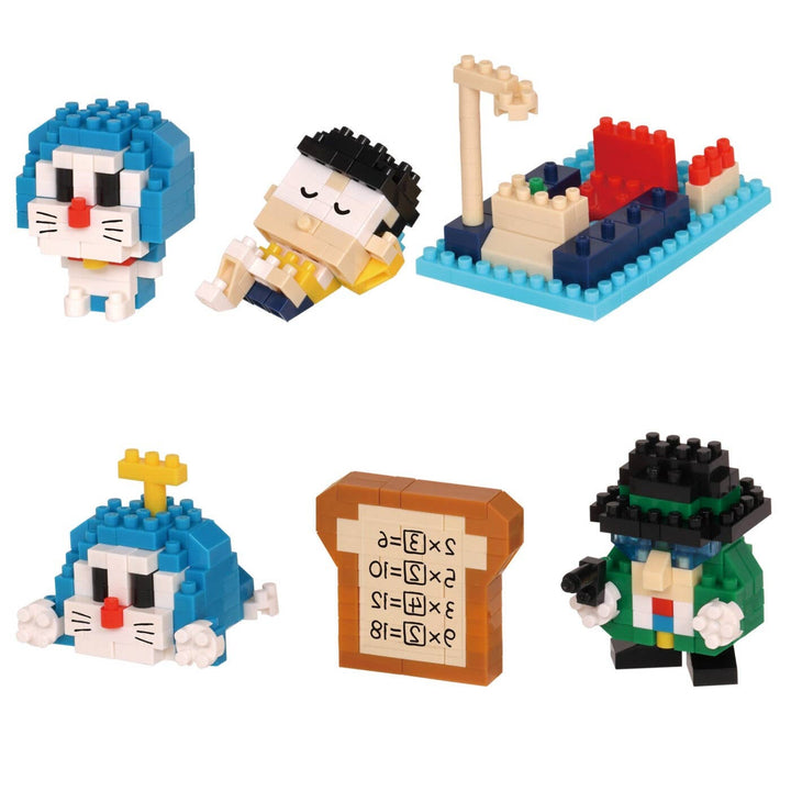 Nanoblock mininano Series Doraemon vol.2 "Doraemon ", Blind Box of 6 | 4972825224014