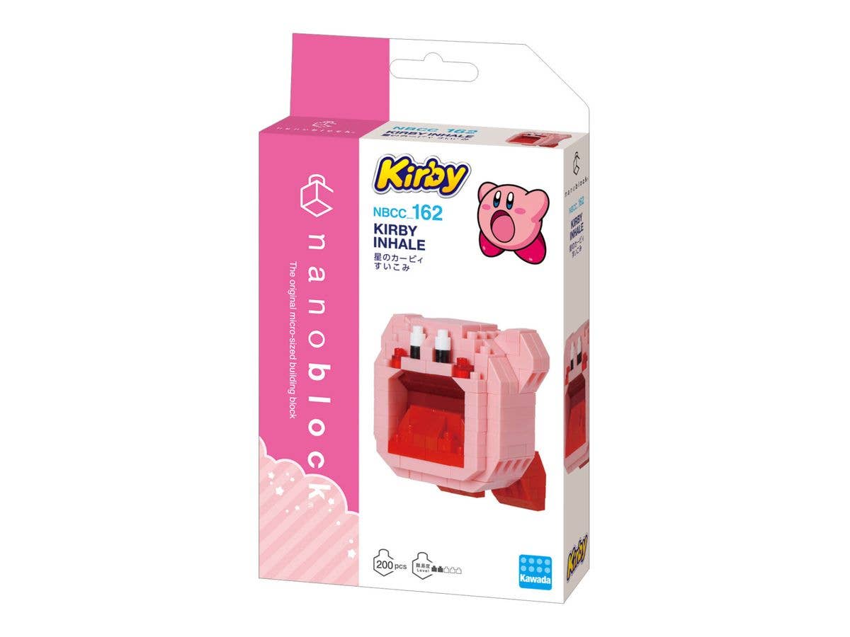 Nanoblock Character Collection Series Inhaling Kirby "Kirby" | 4972825227497