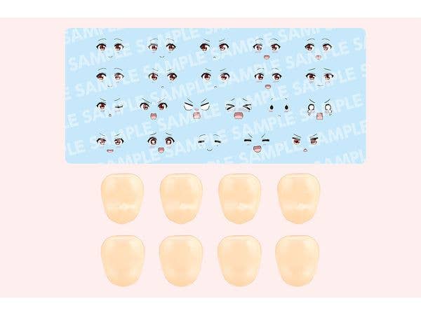 KOTOBUKIYA CUSTOMIZED FACE & DECAL SET Vol.8 [DESIGNED BY RAGHO FOR EMMA KOISHIKAWA A] | 4934054076512