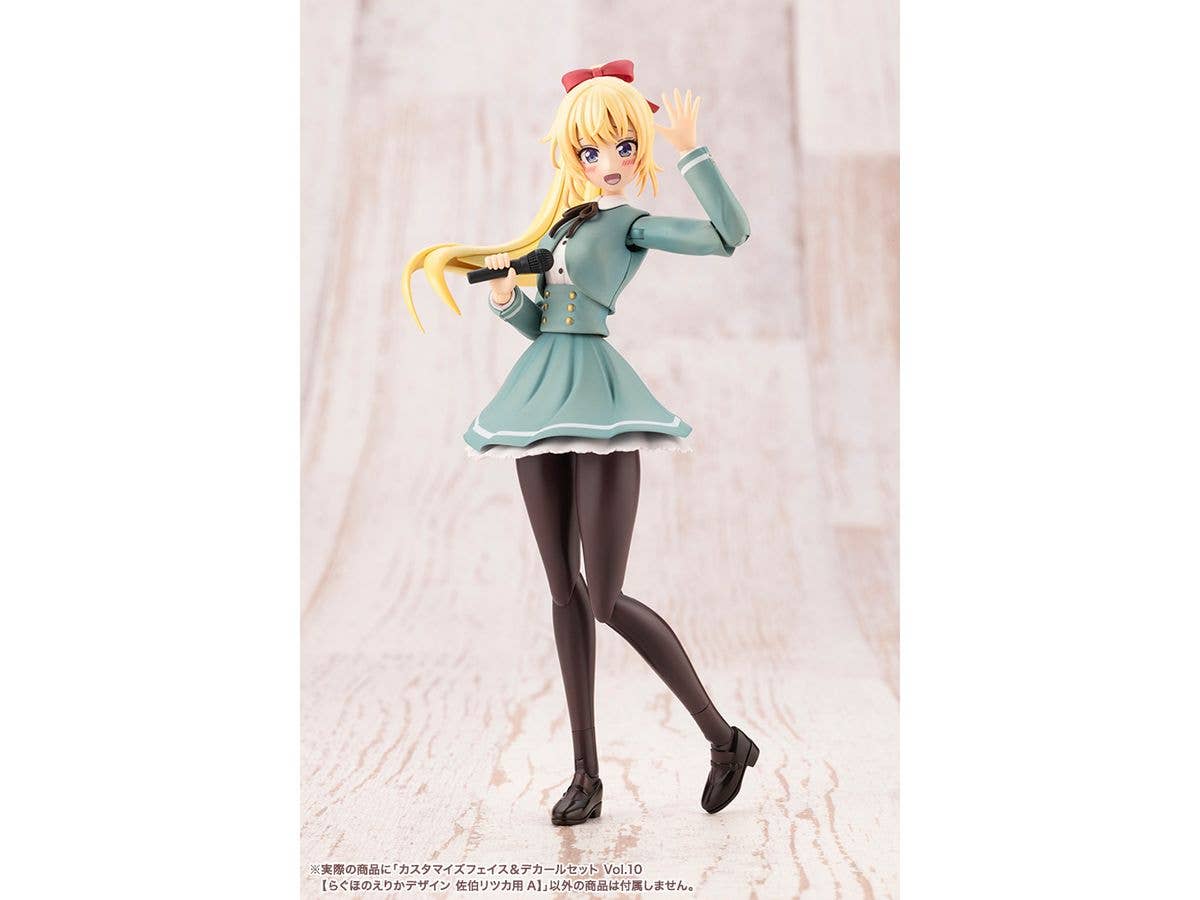 KOTOBUKIYA CUSTOMIZED FACE & DECAL SET Vol.10 [DESIGNED BY RAGHO FOR RITSUKA SAEKI A] | 4934054076536
