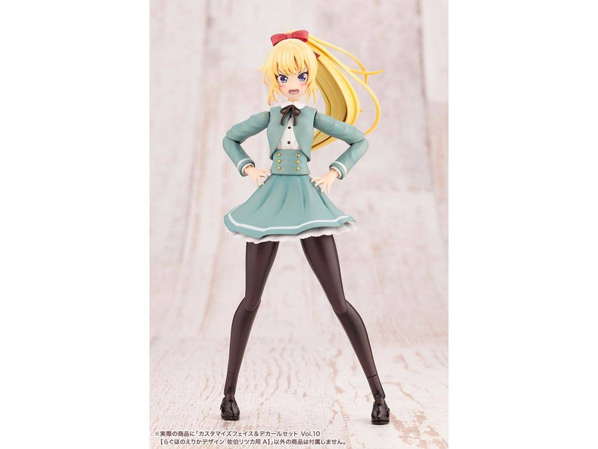 KOTOBUKIYA CUSTOMIZED FACE & DECAL SET Vol.10 [DESIGNED BY RAGHO FOR RITSUKA SAEKI A] | 4934054076536
