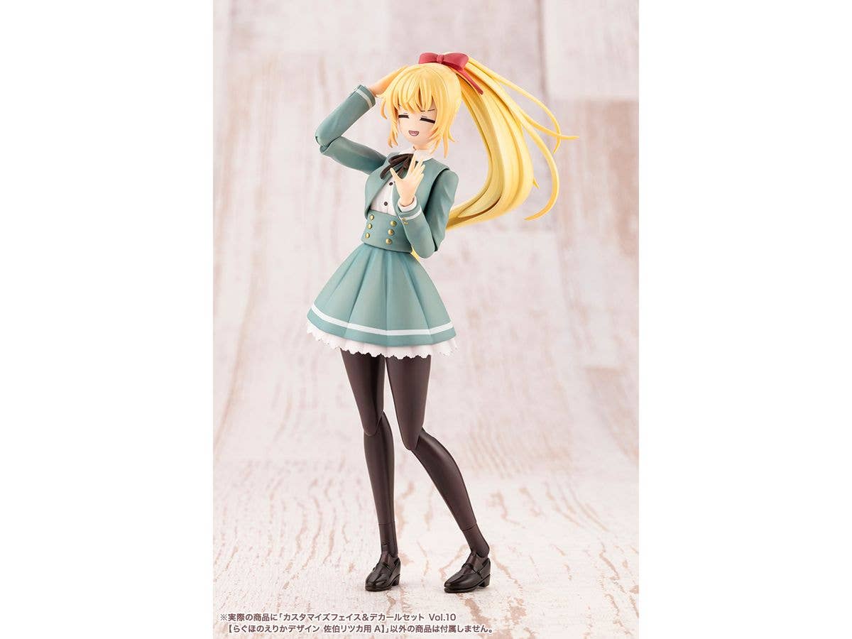 KOTOBUKIYA CUSTOMIZED FACE & DECAL SET Vol.10 [DESIGNED BY RAGHO FOR RITSUKA SAEKI A] | 4934054076536
