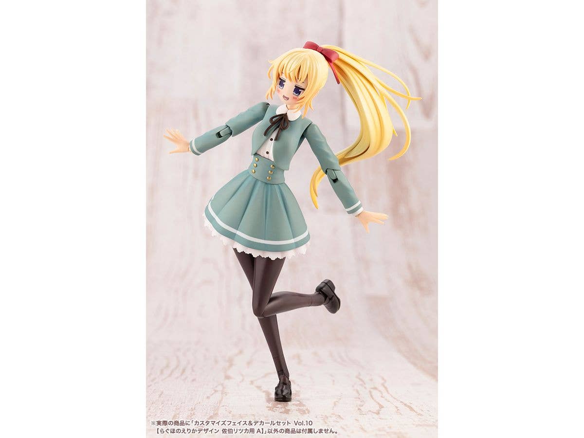 KOTOBUKIYA CUSTOMIZED FACE & DECAL SET Vol.10 [DESIGNED BY RAGHO FOR RITSUKA SAEKI A] | 4934054076536