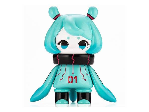 Kotobukiya Hinomoto Heavy Industries Series Ocean Exploration Robot Denshitako No.3 [Hatsune Miku Color Ver.], Pre-Painted PVC Action Figure | 4934054046263