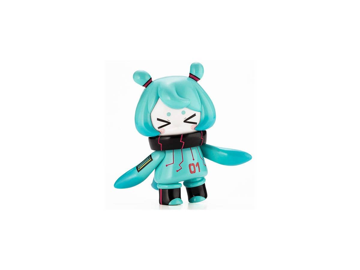 Kotobukiya Hinomoto Heavy Industries Series Ocean Exploration Robot Denshitako No.3 [Hatsune Miku Color Ver.], Pre-Painted PVC Action Figure | 4934054046263