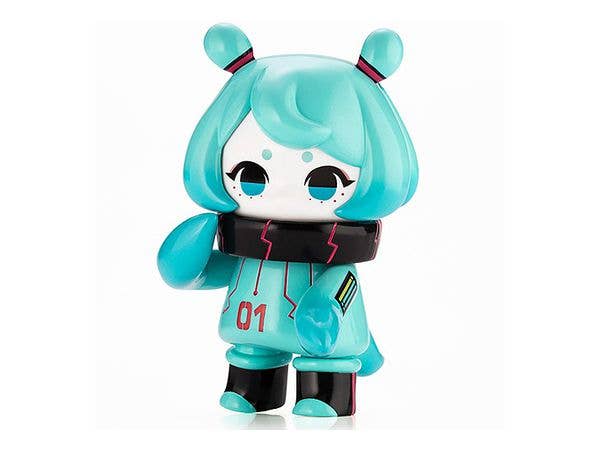 Kotobukiya Hinomoto Heavy Industries Series Ocean Exploration Robot Denshitako No.3 [Hatsune Miku Color Ver.], Pre-Painted PVC Action Figure | 4934054046263