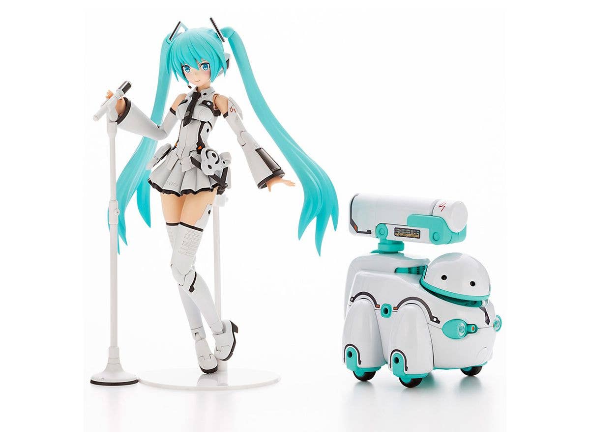 Kotobukiya Frame Arms Girl Series Frame Music Girl Hatsune Miku [Maruttoys Ver.] & Tamotu [Miku Ver.], Action Figure Kit | 4934054042326