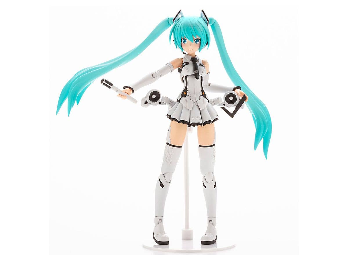 Kotobukiya Frame Arms Girl Series Frame Music Girl Hatsune Miku [Maruttoys Ver.] & Tamotu [Miku Ver.], Action Figure Kit | 4934054042326