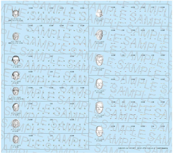 KOTOBUKIYA GOVERNOR DECAL SET TYPE-A | 4934054058501