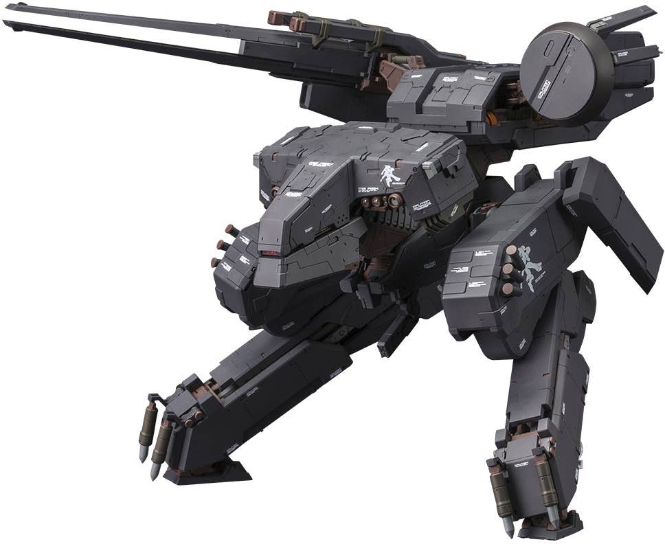 Kotobukiya 1/100 Metal Gear Solid Series Metal Gear REX Black Ver., Action Figure Kit | 4934054049226