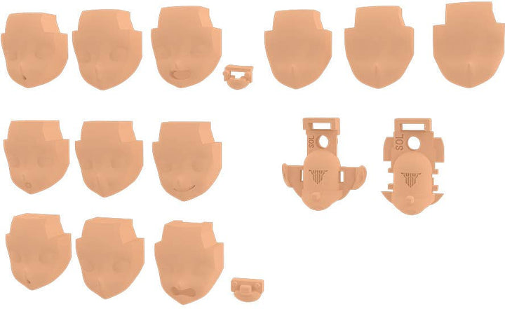 KOTOBUKIYA MEGAMI DEVICE M.S.G 05 FACE SET SOL SKIN COLOR D | 4934054053810