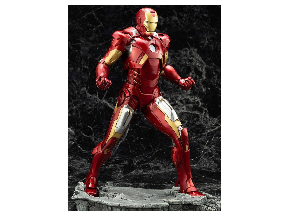 Kotobukiya 1/6 Avengers Series Marvel Avengers Movie Iron Man Mark 7 Artfx Statue | 4934054016464