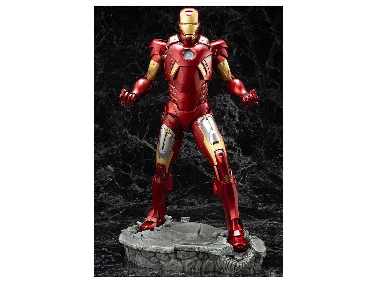 Kotobukiya 1/6 Avengers Series Marvel Avengers Movie Iron Man Mark 7 Artfx Statue | 4934054016464