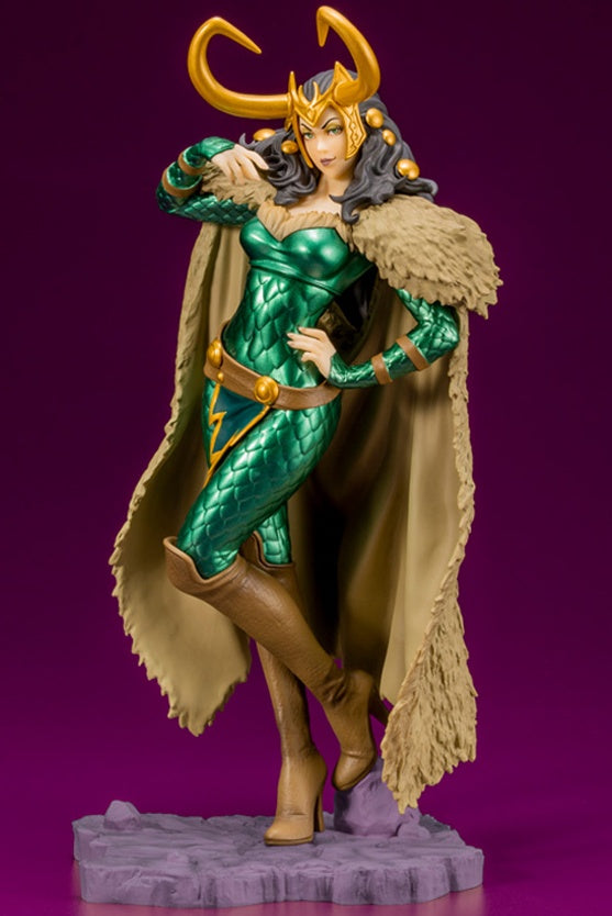 KOTOBUKIYA MARVEL LADY LOKI BISHOUJO STATUE(190526030251)
