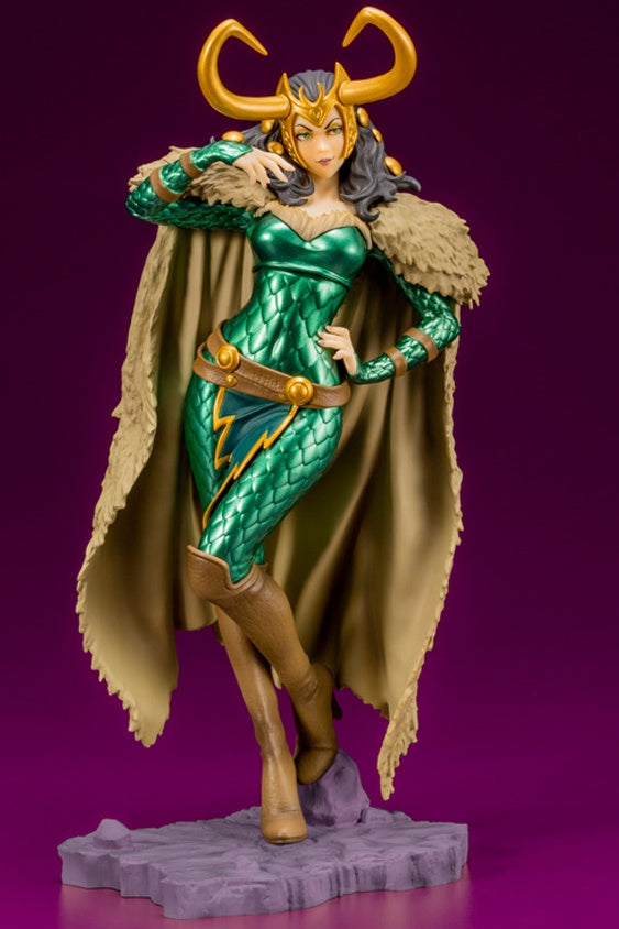 KOTOBUKIYA MARVEL LADY LOKI BISHOUJO STATUE(190526030251)