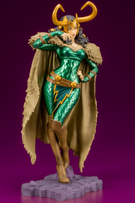 KOTOBUKIYA MARVEL LADY LOKI BISHOUJO STATUE(190526030251)
