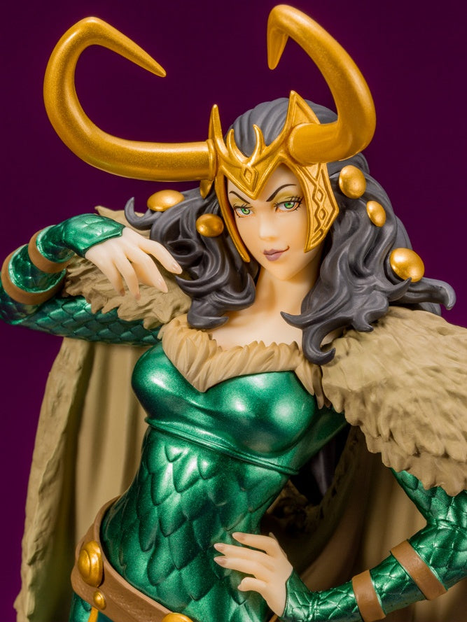 KOTOBUKIYA MARVEL LADY LOKI BISHOUJO STATUE(190526030251)