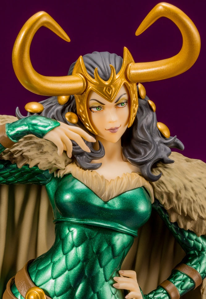 KOTOBUKIYA MARVEL LADY LOKI BISHOUJO STATUE(190526030251)