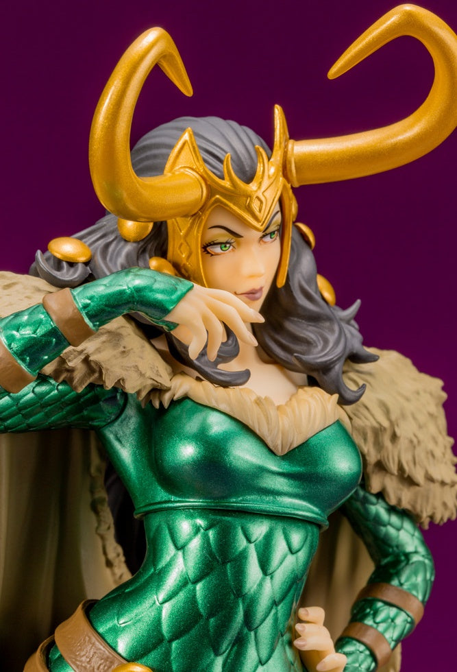 KOTOBUKIYA MARVEL LADY LOKI BISHOUJO STATUE(190526030251)