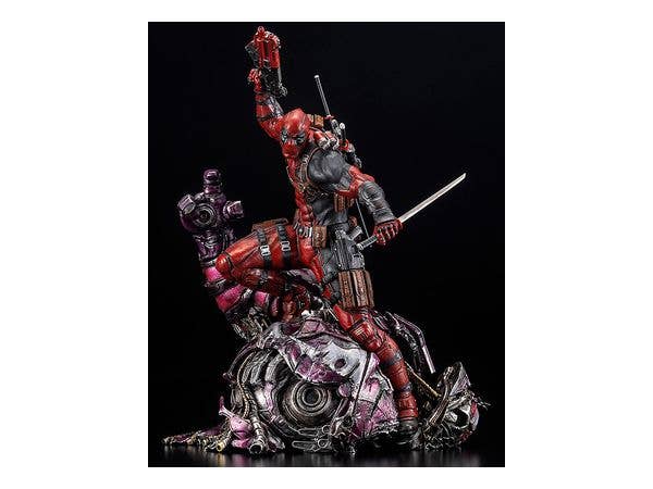 Kotobukiya 1/6 Marvel Universe Series Deadpool Fine Art Statue Signature Series -Featuring The Kucharek Brothers, Cold Cast Statue | 4934054035946
