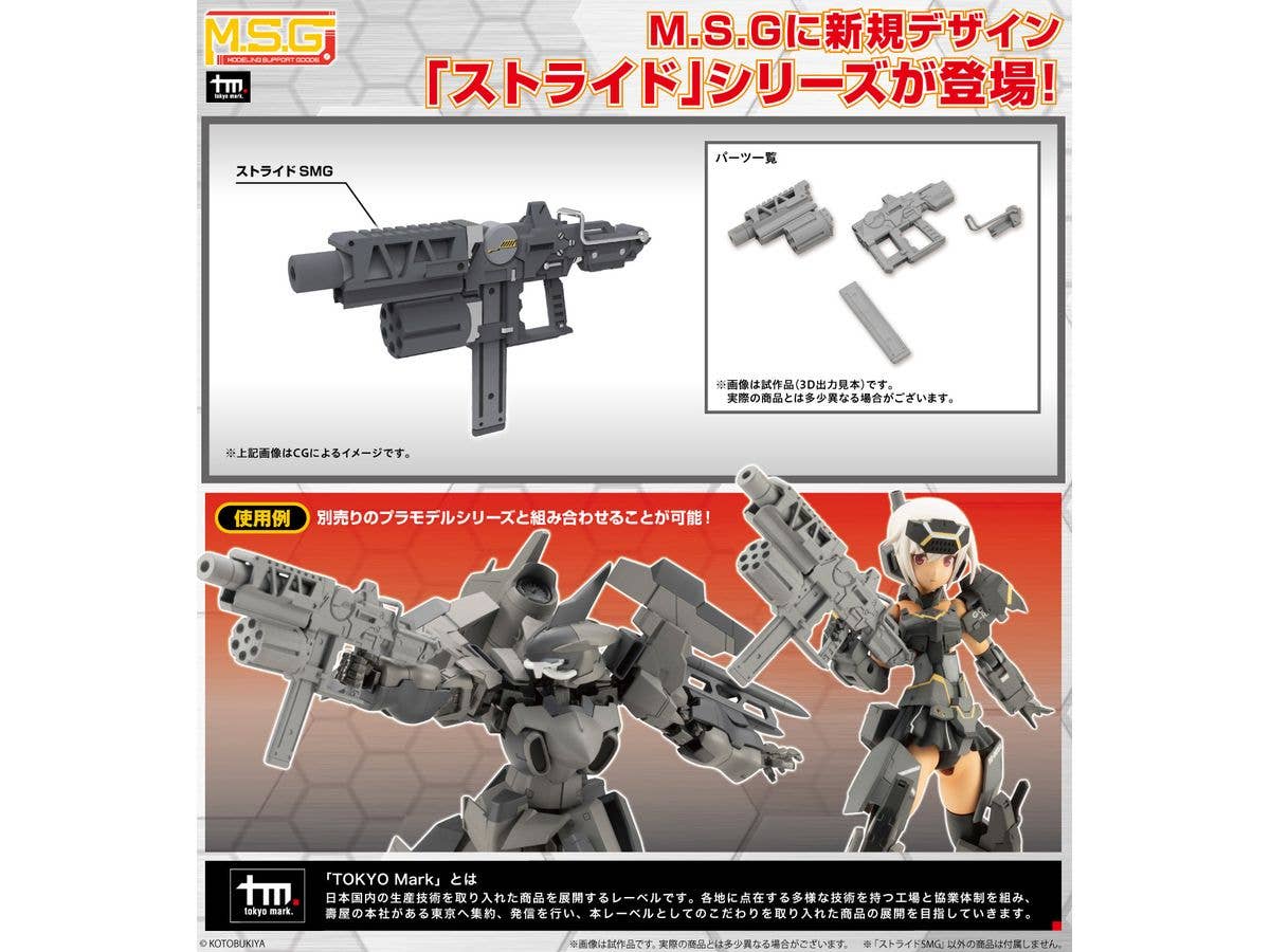 KOTOBUKIYA WEAPON UNIT49 STRIDE SMG | 4934054064793