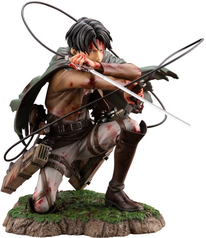 Kotobukiya 1/7 Attack on Titan Series ARTFX J Levi Fortitude ver., Pre-Painted PVC Statue | 4934054016945