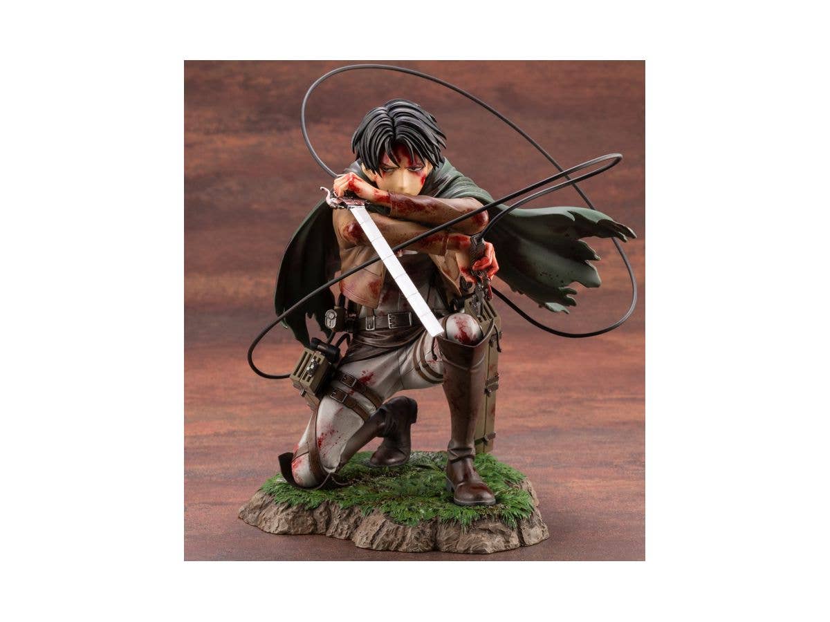 Kotobukiya 1/7 Attack on Titan Series ARTFX J Levi Fortitude ver., Pre-Painted PVC Statue | 4934054016945