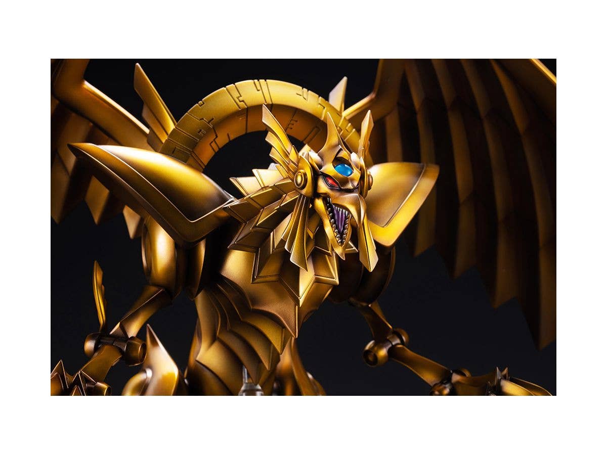 Kotobukiya YU-GI-OH Series The Winged Dragon of Ra Egyptian God Statue, Pre-painted PVC Statue | 4934054028467