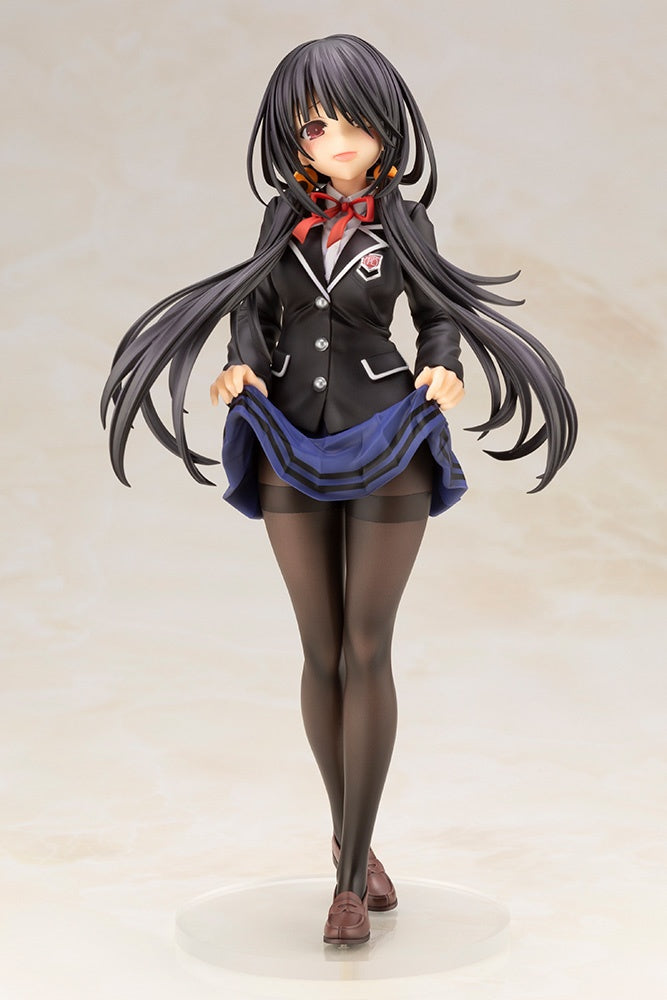 Kotobukiya 1/7 Date A Live IV Series Kurumi Tokisaki School Uniform Ver. Pre-Painted PVC Statue - P-REX Hobby