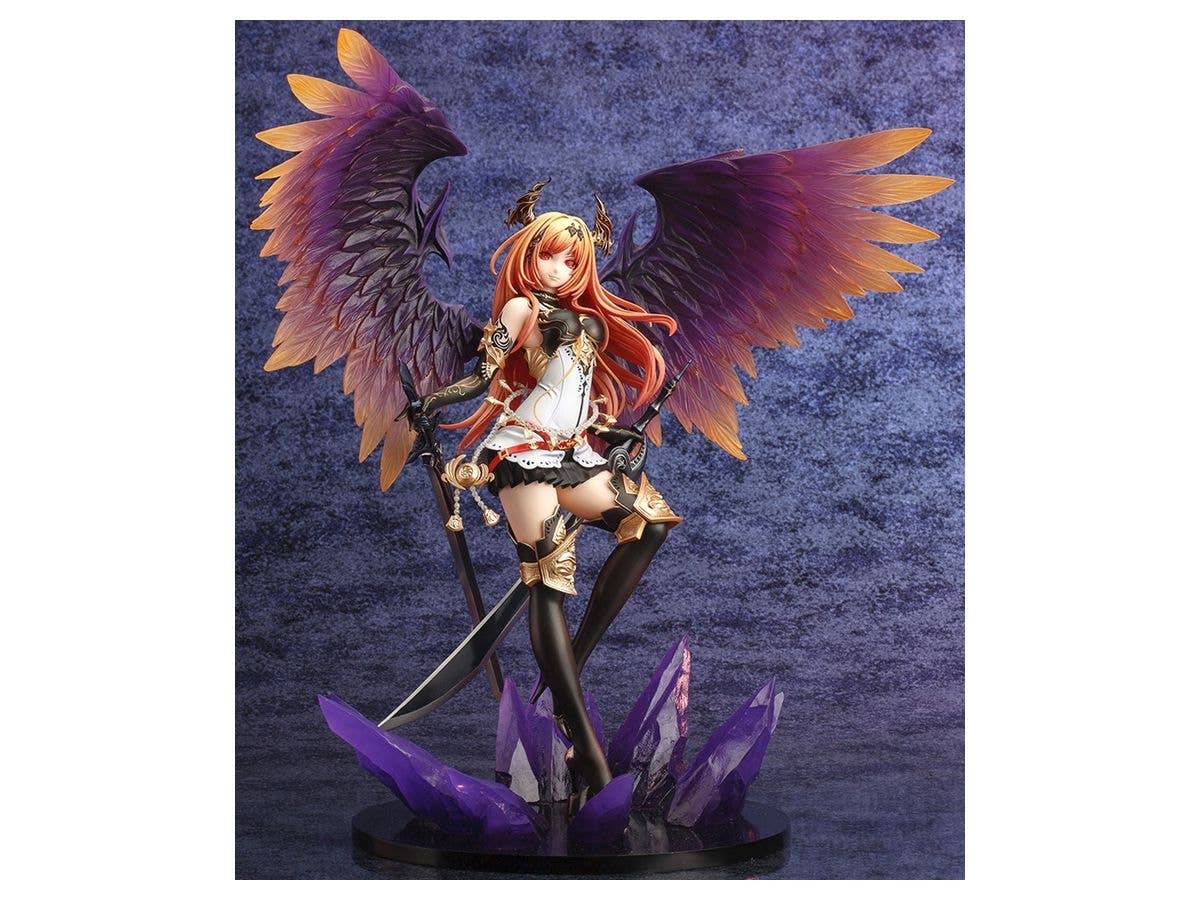 Kotobukiya 1/8 Rage of Bahamut Series : 'Dark Angel Olivia Renewal Package Ver.', Pre-painted PVC Statue | 4934054033805