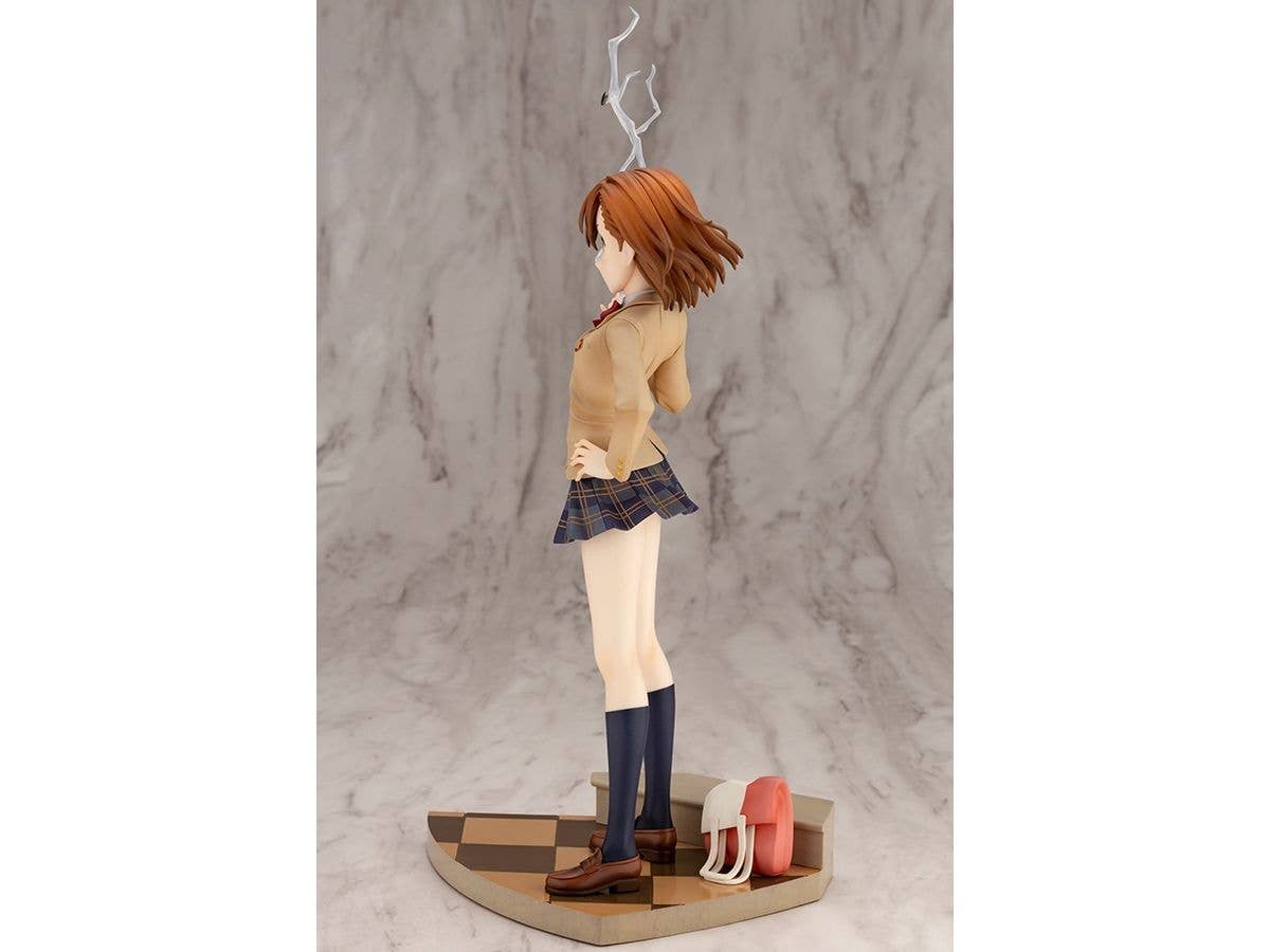 Kotobukiya 1/7 A Certain Scientific Railgun T Series Misaka Mikoto 15th Anniversary Ver., Pre-Painted PVC Statue | 4934054036493